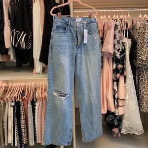 Frame Le High N Tight Wide-Leg Jeans